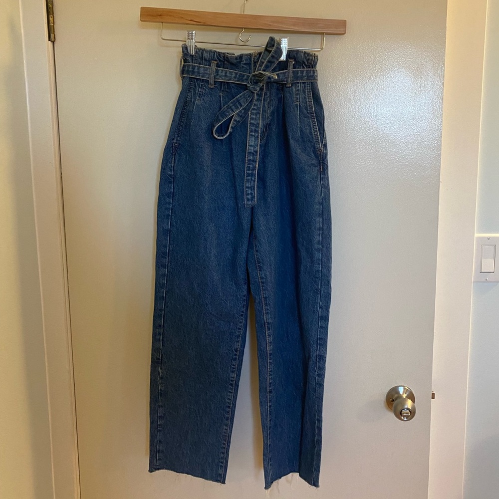 Garage tie-waist Jeans